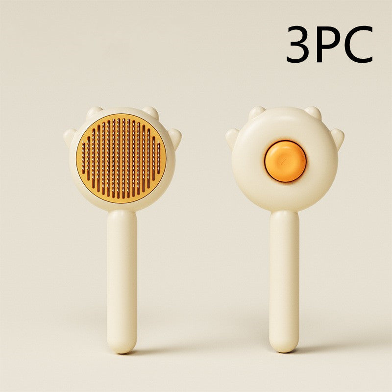 Cat Dog Grooming Comb Pet Hair Remover Brush Massage Scratcher Supplies