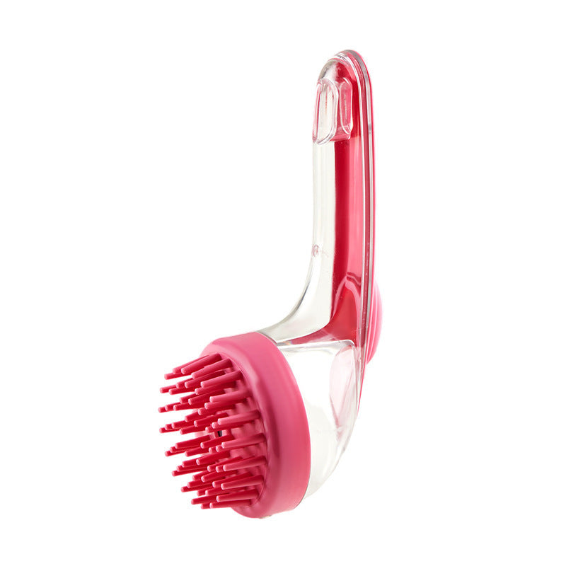 Pet Bath Brush Long Handle Shower Brush for Dogs and Cats Pet Grooming Comb