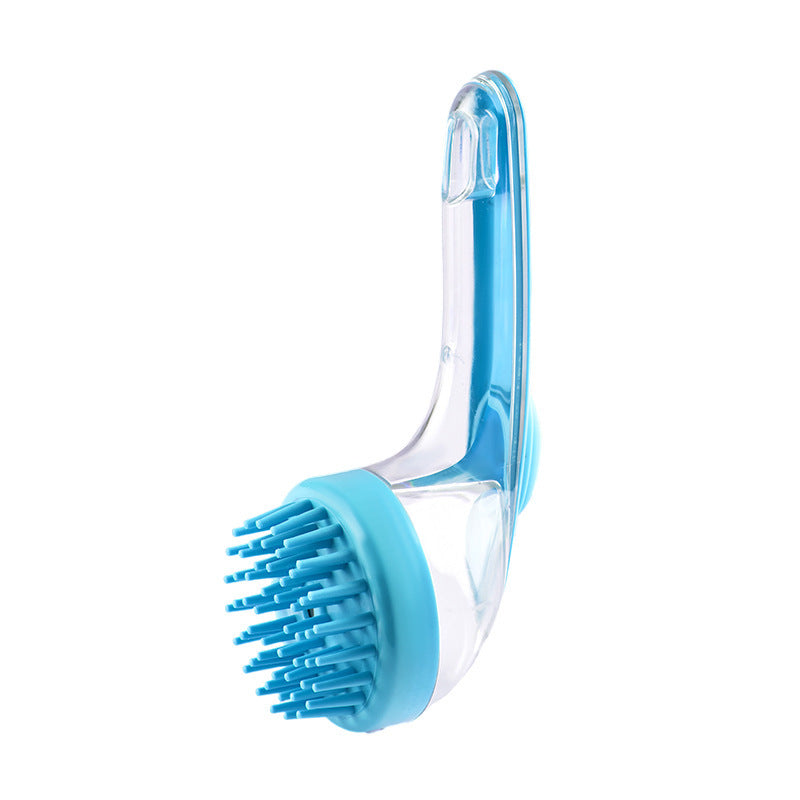 Pet Bath Brush Long Handle Shower Brush for Dogs and Cats Pet Grooming Comb