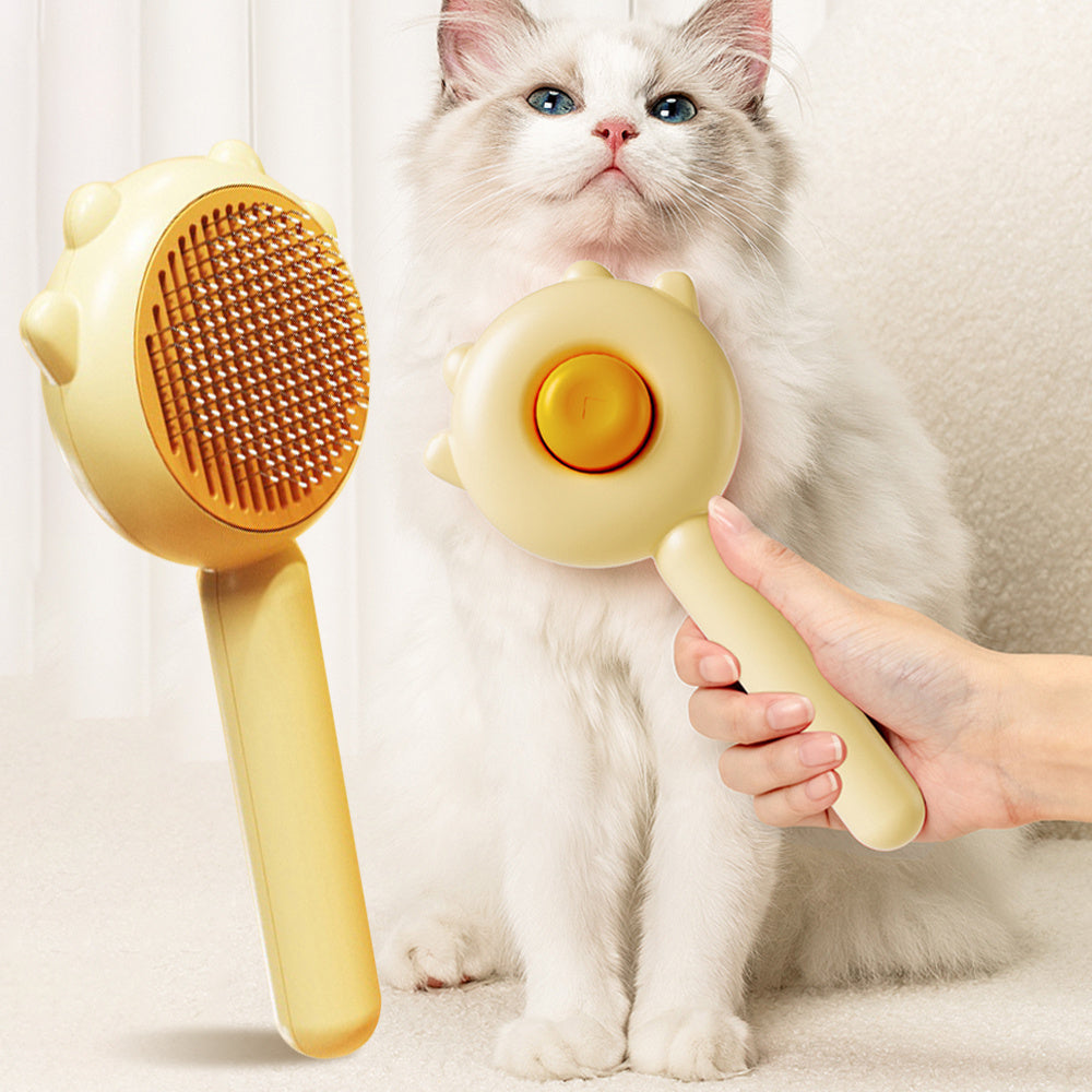 Cat Dog Grooming Comb Pet Hair Remover Brush Massage Scratcher Supplies