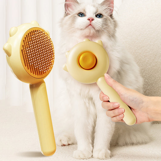 Cat Dog Grooming Comb Pet Hair Remover Brush Massage Scratcher Supplies