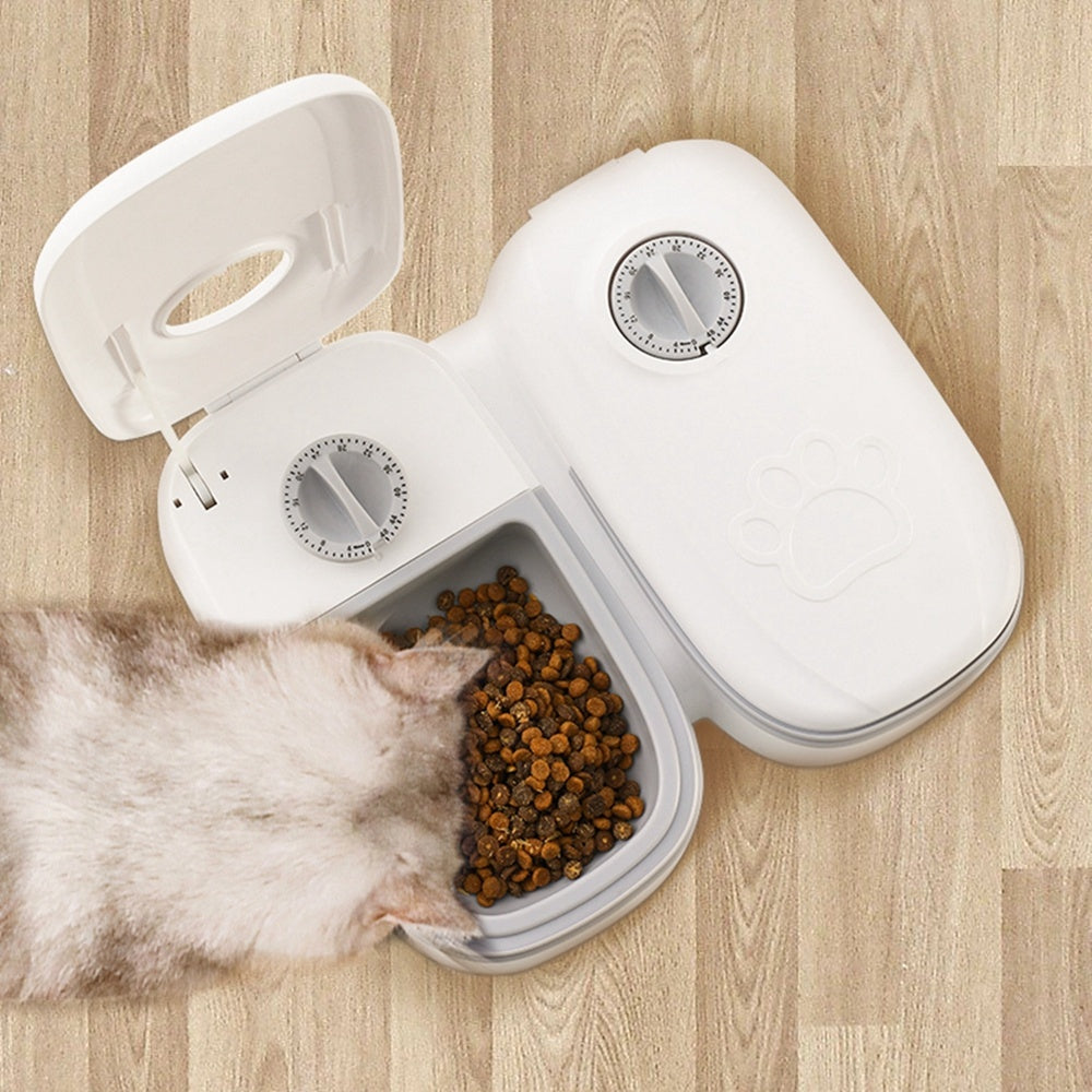 Automatic Pet Feeder Smart Food Dispenser with Timer for Cats and Dogs