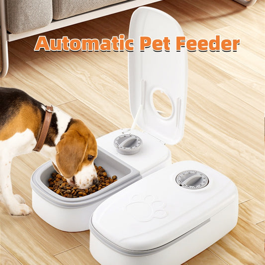 Automatic Pet Feeder Smart Food Dispenser with Timer for Cats and Dogs